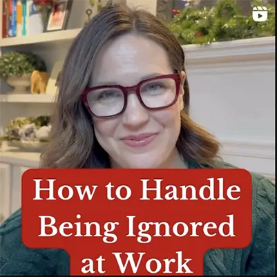 How to handle being ignored at work