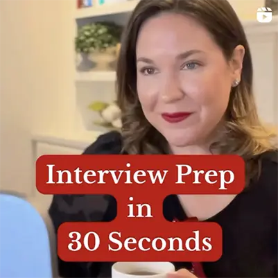 Interview prep in 30 seconds